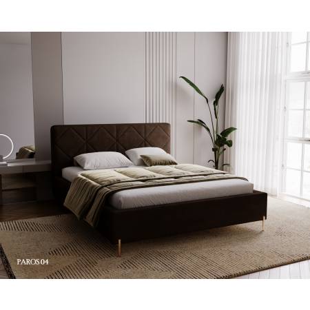 Łóżko tapicerowane z pojemnikiem 180 x 200 cm LUIS